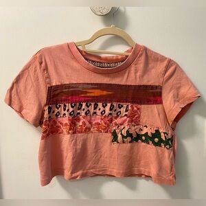 Patchwork Crop Top